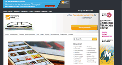 Desktop Screenshot of marketing-boerse.de